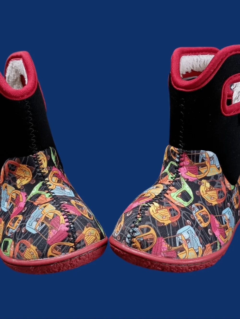 Baby Bog Classic Kiddy Cars Boot - Toddler Boys Size 4 EUC